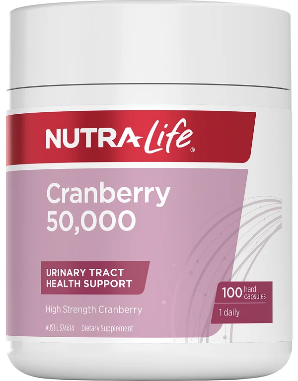 Nutralife 纽乐 蔓越莓精华 50,000毫克 100粒胶囊 日服型  【保质期2028/10】